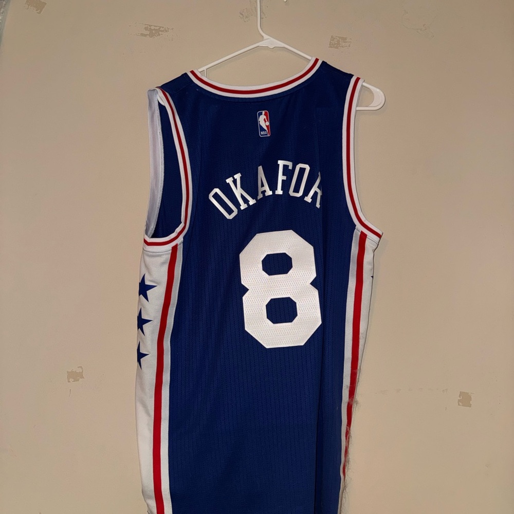 Sixers Jahlil Okafor jersey